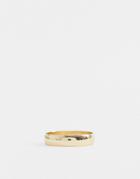 Asos Design Minimal Ring In Gold - Gold