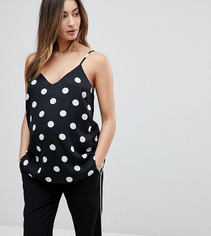 Asos Maternity Polka Dot Print Cami Top - Multi