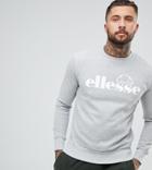 Ellesse Zarah Crew Neck Sweatshirt In Gray Marl - Gray