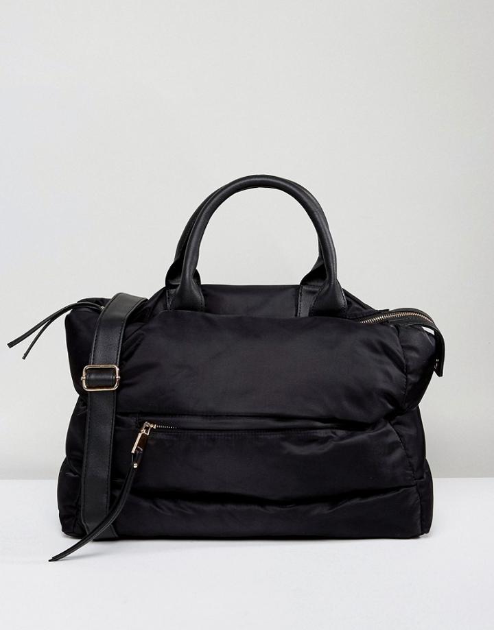 New Look Padded Tote Bag - Black