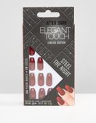 Elegant Touch After Dark Limited Edition Coffin Nail - Red