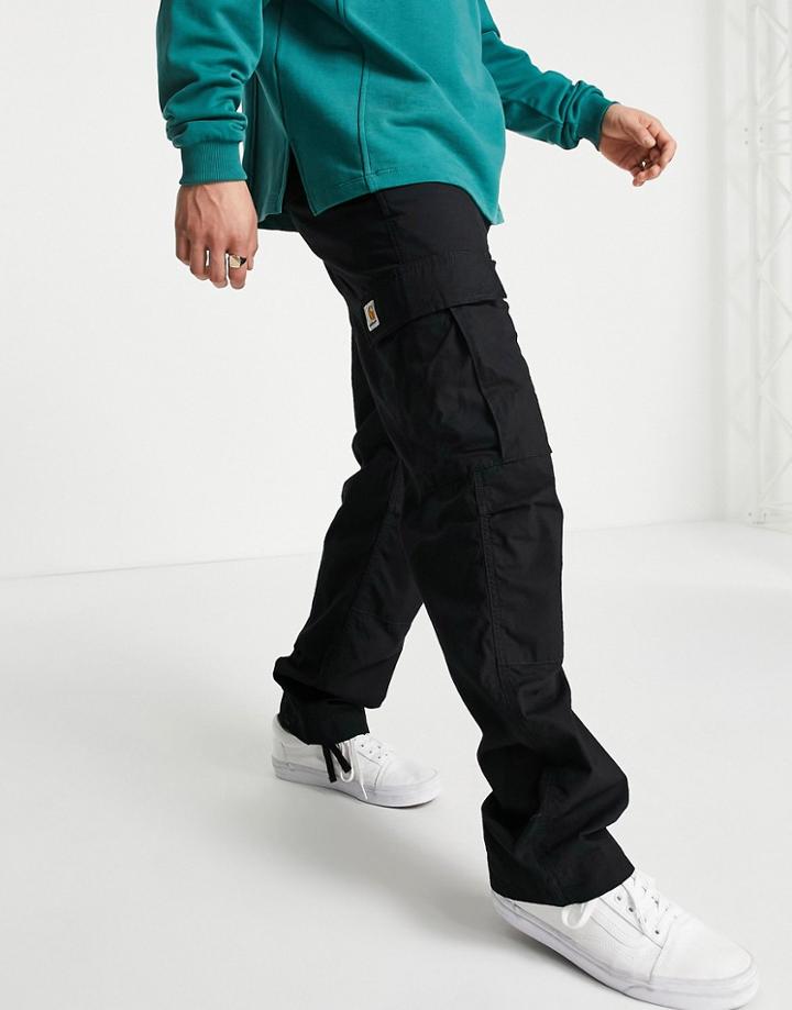 Carhartt Wip Regular Cargo Pants In Black
