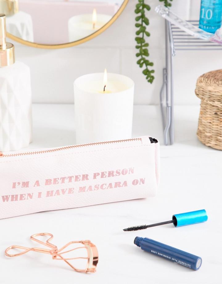 Typo Make Up Brush Case - Multi