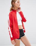 New Look Zip Up Tracksuit Top - Red
