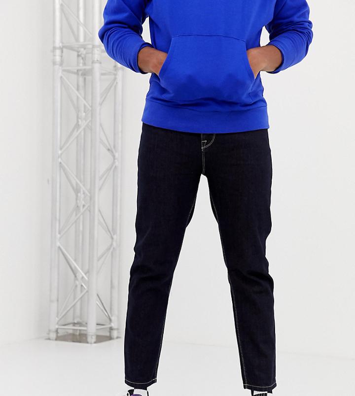 Collusion X003 Tapered Jean In Indigo Rinse Wash-blue