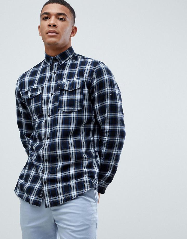 Jack & Jones Check Shirt - Black
