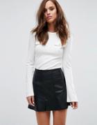 Supertrash Taith Pocket Detail Top - White