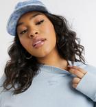 Reebok Plus Natural Dye Central Logo Sweatshirt In Meteor Gray-grey