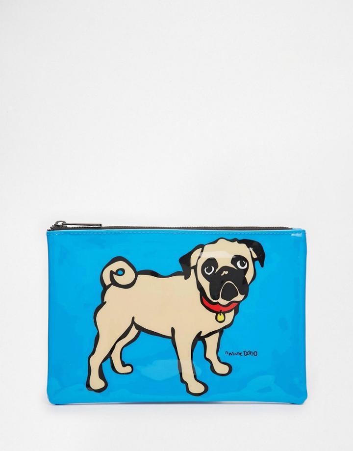 Marc Tetro Large Pug Pouch - Blue