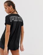 Puma Training Bold Mesh Tee In Black - Black