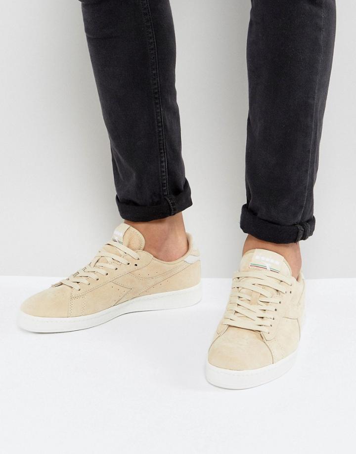 Diadora Game Low S Sneakers In Beige - Beige