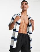 Only & Sons Revere Shirt In Tie Dye-white