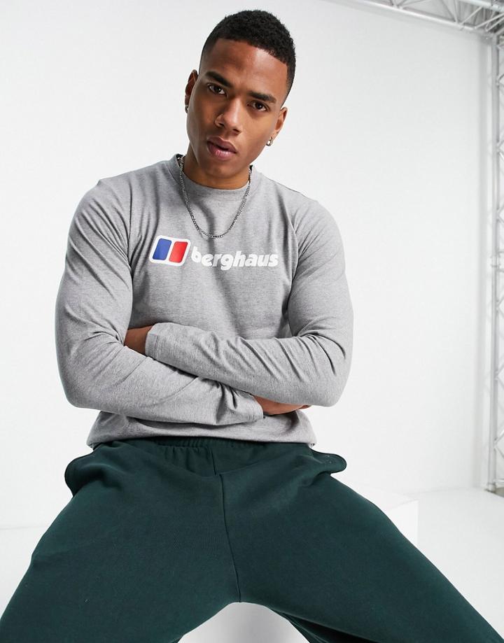 Berghaus Big Loop T-shirt In Gray-grey