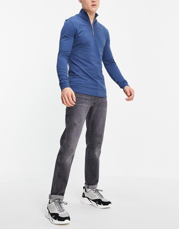 Wrangler Larston Slim Tapered Fit Jeans-black