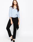 Le Mont St Michel Wool Pants - Black