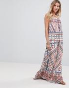 Island Stories Maxi Beach Dress - Multi