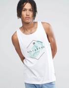 Billabong Obstacle Tank In White - White
