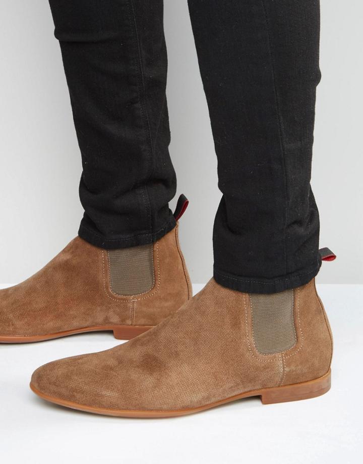Hugo By Hugo Boss Parcelsio Chelsea Boots - Beige