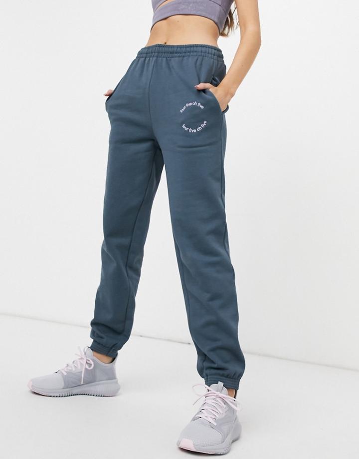 Asos 4505 Sweatpants In Organic Cotton-grey