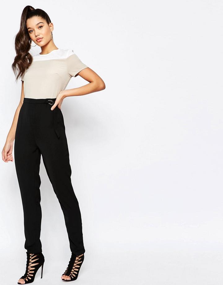Missguided Color Block Jumpsuit - Multi