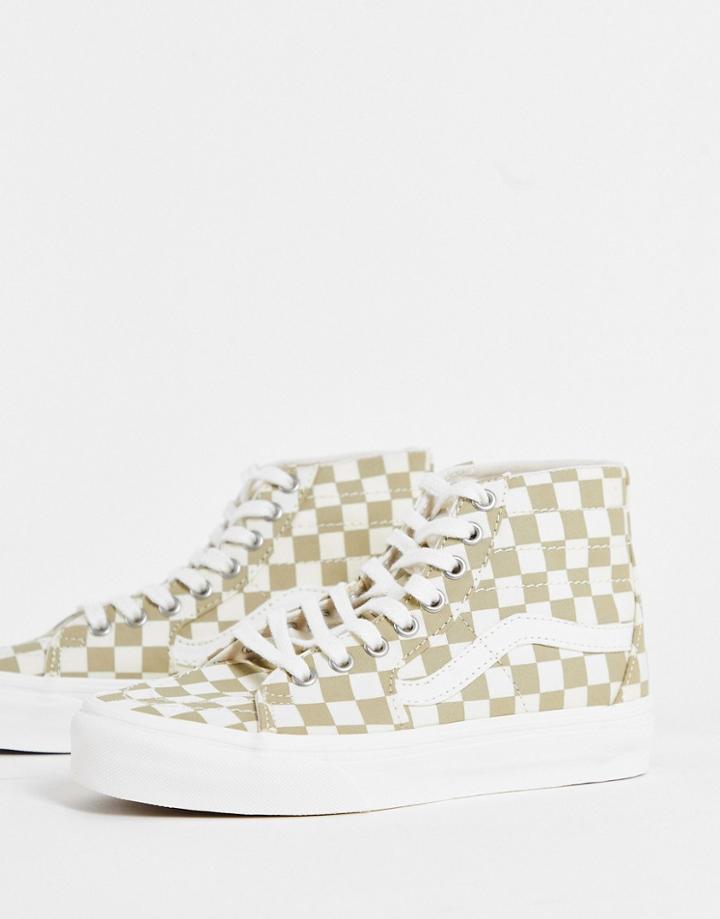 Vans Sk8-hi Platform 2.0 Eco Theory Sneakers In Cornstalk Beige-neutral