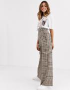 Nobody's Child Tailored Pants In Check-multi
