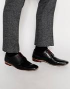 Unsung Hero Smart Shoes In Black Leather - Black