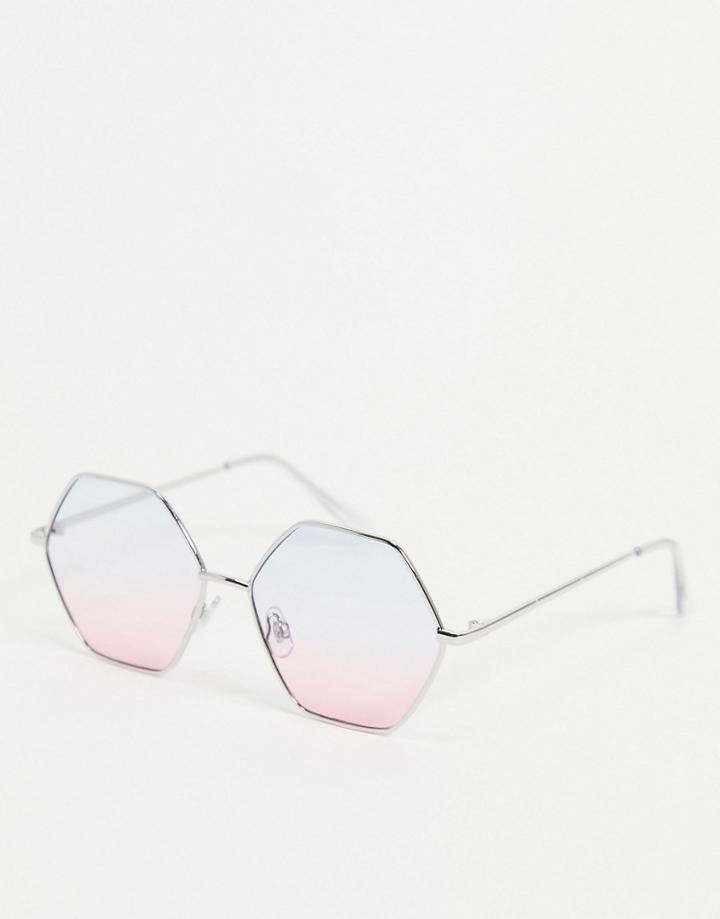 Madein. Hexagon Sunglasses-silver