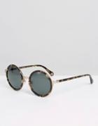 Raen Round Sunglasses - Brown