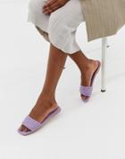 Asos Design Jayme Espadrille Sandals - Purple