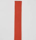 Noose & Monkey Knitted Square Tie - Orange