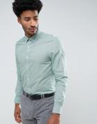 Ben Sherman Houndstooth Shirt - Green