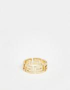 Weekday Geometric Ring In Gold - Gold