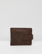 New Look Faux Leather Wallet In Brown - Brown