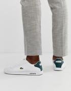 Lacoste Graduate Lcr3 118 1 Sneakers In White Leather