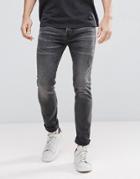 Allsaints Skinny Jeans In Gray - Gray