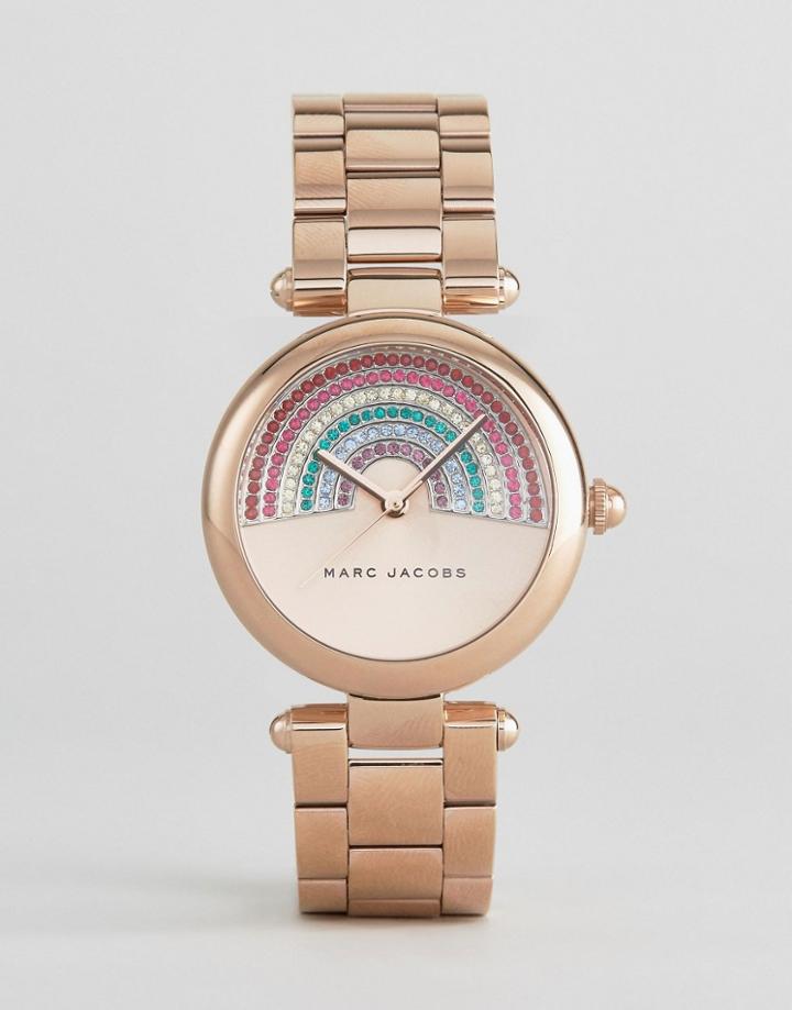 Marc Jacobs Dotty Rainbow Watch - Gold