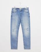 Only & Sons Loom Slim Jeans In Light Blue-blues