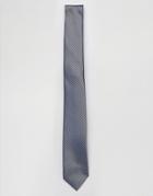Selected Homme Tie In Textured Navy - Navy
