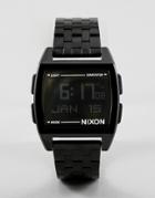 Nixon A1107 Base Digital Bracelet Watch In Black - Black