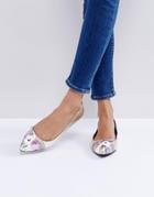 Asos Loopy Lou! Unicorn Ballet Flats - Gold