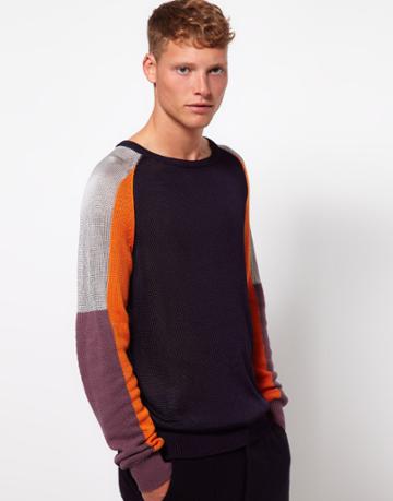 Asos Panelled Sweater