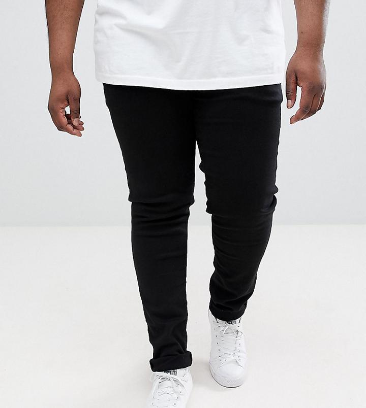 Blend Plus Lunar Black Super Skinny Jeans - Black