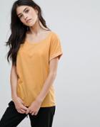 Only Truly Supersoft Round Neck T-shirt - Yellow