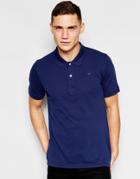 G-star Polo Pitro Pique In Dark Blue - Blue