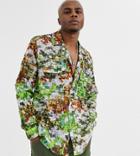 Reclaimed Vintage Cargo Overshirt With Camo Print