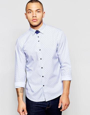 Dickens And Browne Stripe Shirt - Red