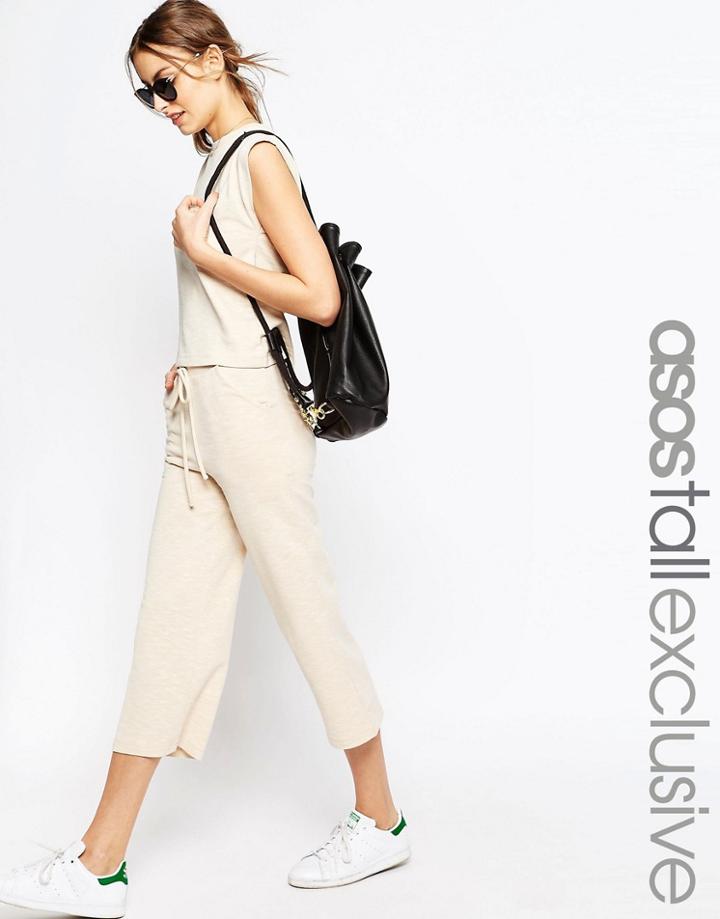 Asos Tall Lounge Pastel Marl Trousers - Oatmeal