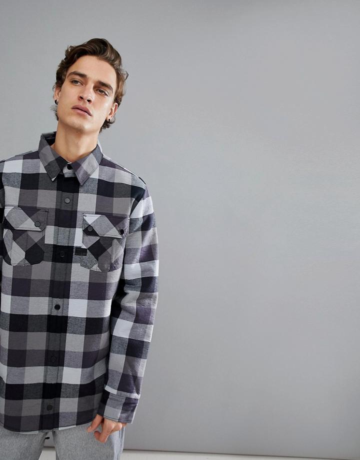 Volcom Snow Camo Sherpa Jacket - Black