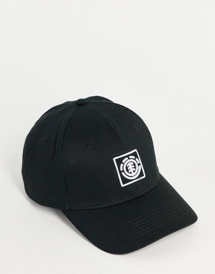 Element Tree Logo Cap In Black